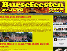 Tablet Screenshot of bursefeesten.be